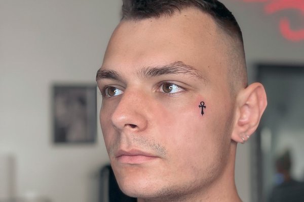 Face tattoo