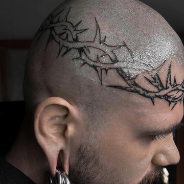Face tattoo