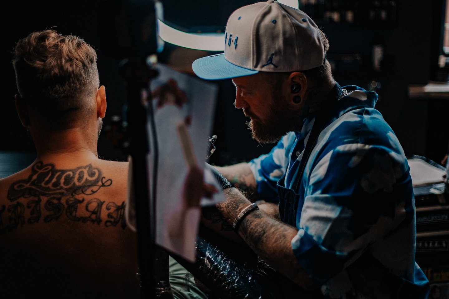Tattoo studio selection