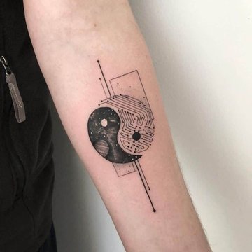 Yin Yang tattoo designs