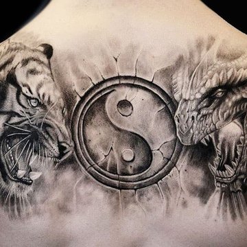 Yin Yang tattoo designs