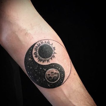 Yin Yang tattoo designs