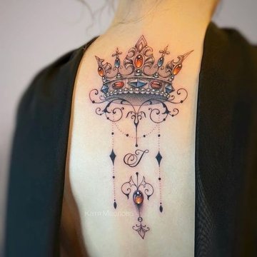 crown tattoo design