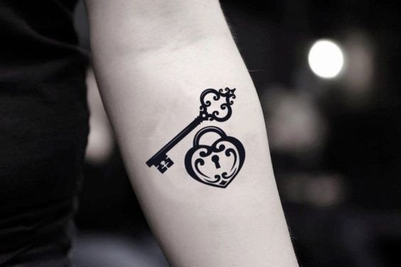 Padlock tattoo designs