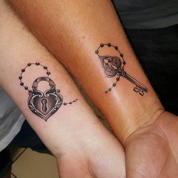 Padlock tattoo designs