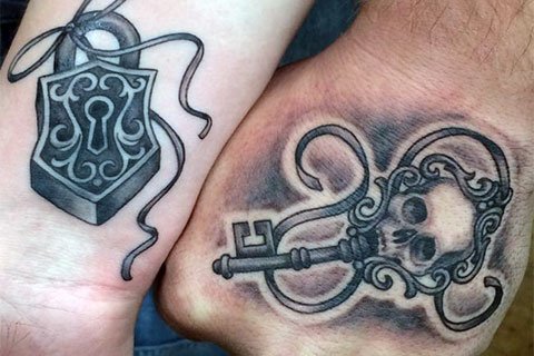 Padlock tattoo designs
