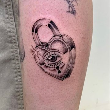 Padlock tattoo designs