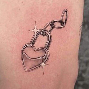 Padlock tattoo designs