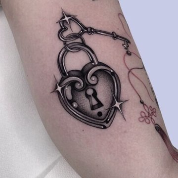 Padlock tattoo designs