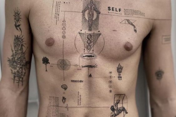 Fine Line tattoo
