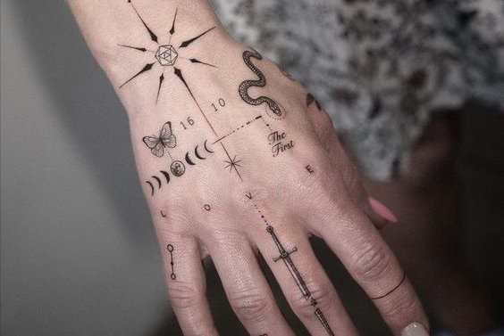 Finger tattoo