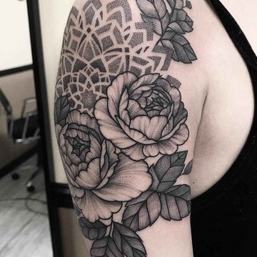 Dotwork tattoo