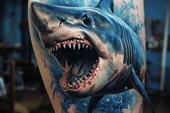 Shark tattoo