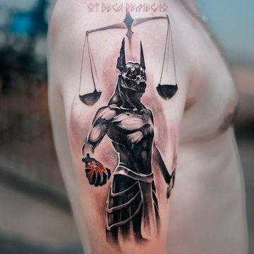 anubis tattoo meaning