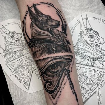 anubis tattoo meaning