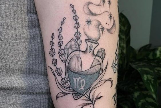 virgo tattoo design