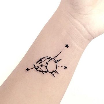 cancer tattoo design