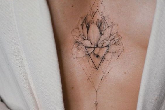 under boob tattoo design