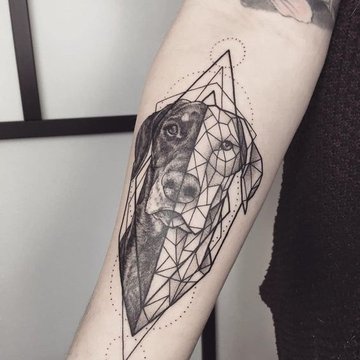 Geometric tattoo
