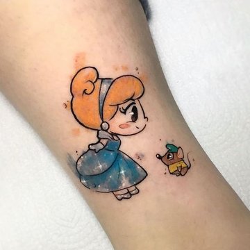 Disney princess tattoos