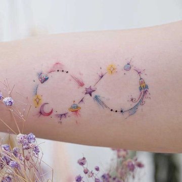 Infinity tattoo design