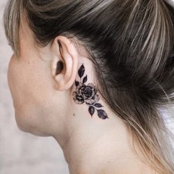 Behind The Ear Tattoo