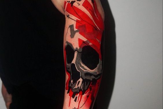 Trash Polka tattoo