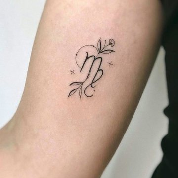 virgo tattoo design