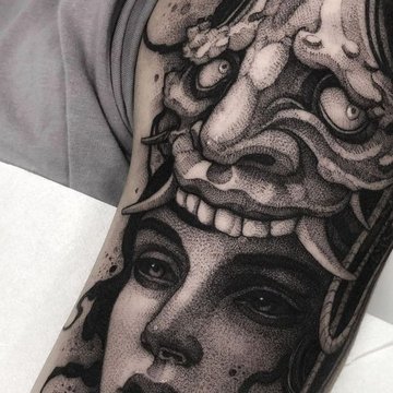 Dotwork tattoo