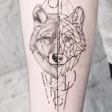 Geometric tattoo