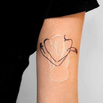 White tattoos