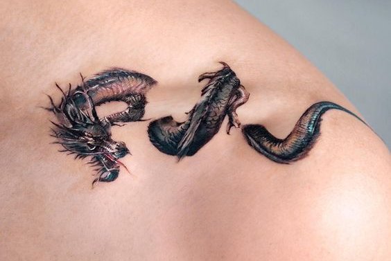 dragon tattoo design