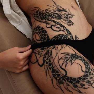 dragon tattoo design