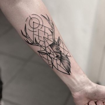 Geometric tattoo