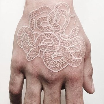 White tattoos