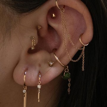 Hidden Helix Piercing