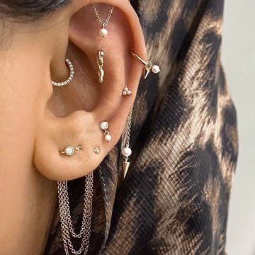 Hidden Helix Piercing