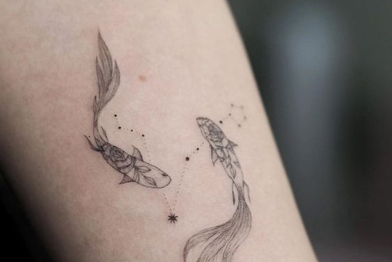 zodiac pisces tattoo ideas