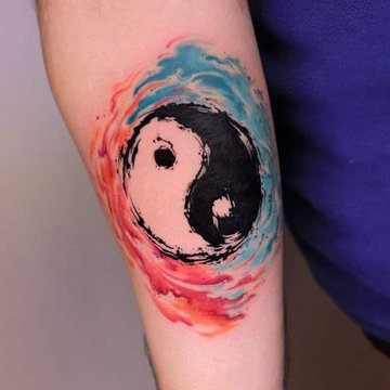 Yin Yang tattoo designs