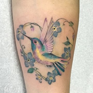 Hummingbird tattoo