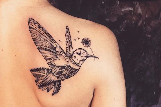 Hummingbird tattoo