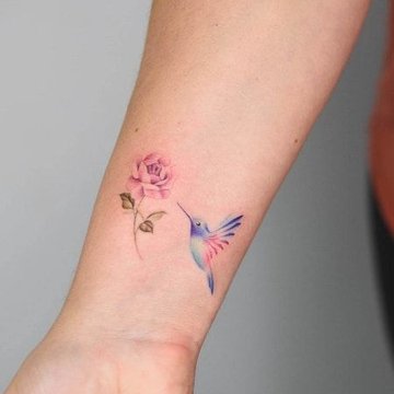 Hummingbird tattoo