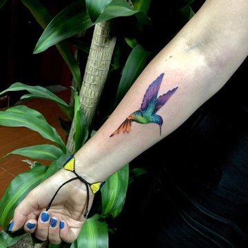 Hummingbird tattoo