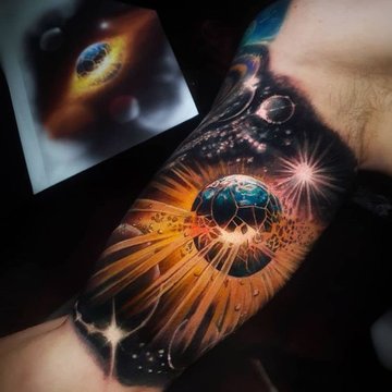 Space tattoo designs
