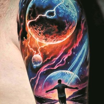 Space tattoo designs