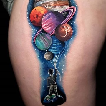 Space tattoo designs