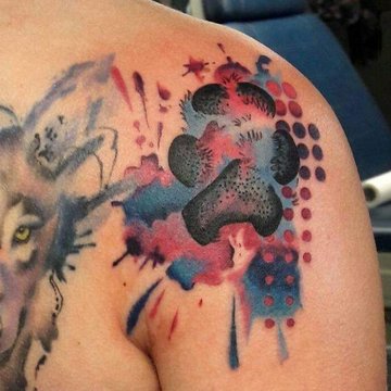 Paw tattoos