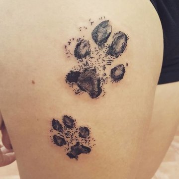 Paw tattoos