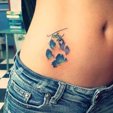 Paw tattoos