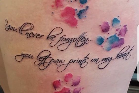 Paw tattoos